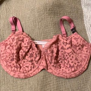 NWT-Unlined Demi Body by Victoria- Pink 36DDD